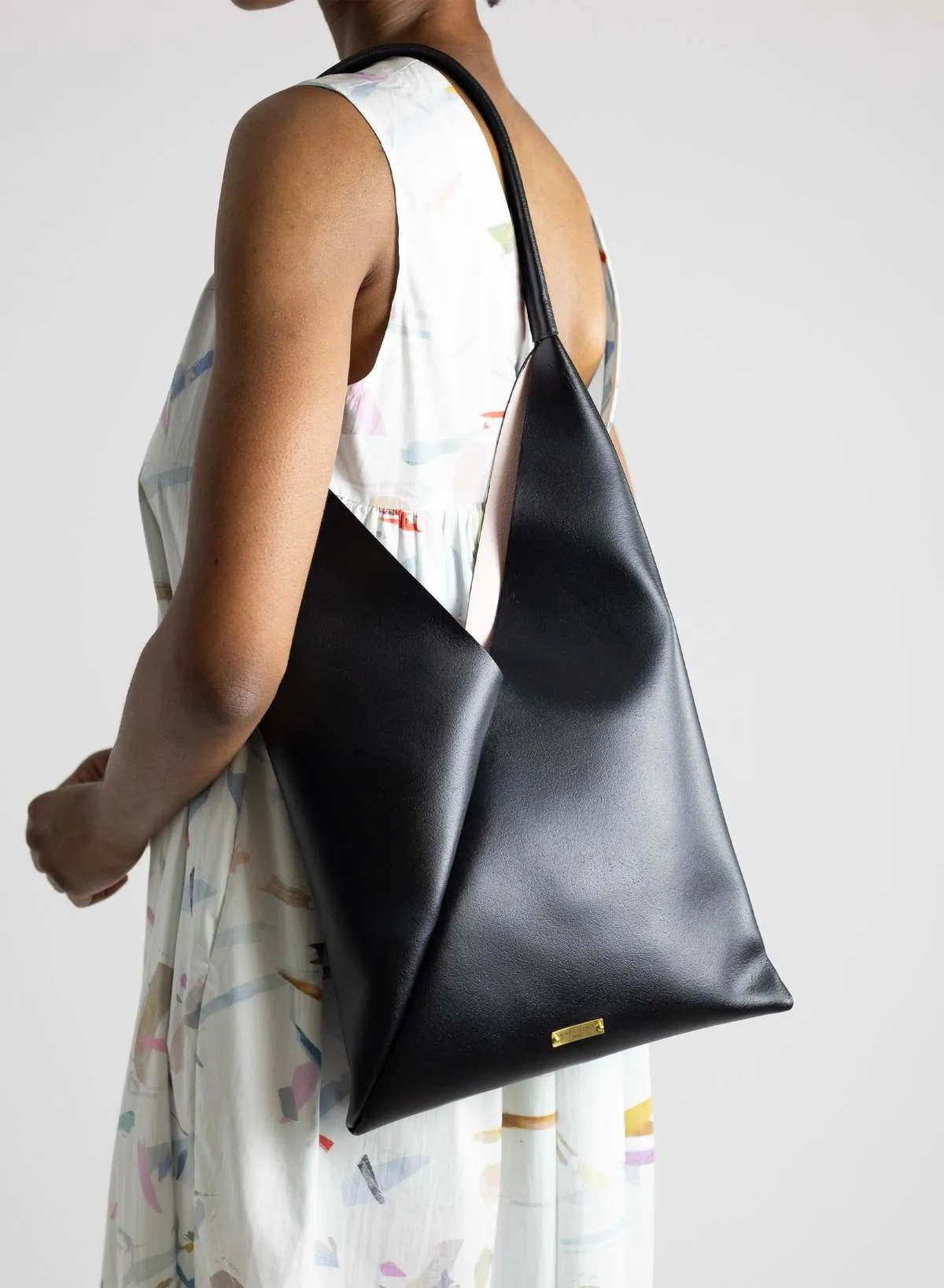 Bento Leather Bag - Black