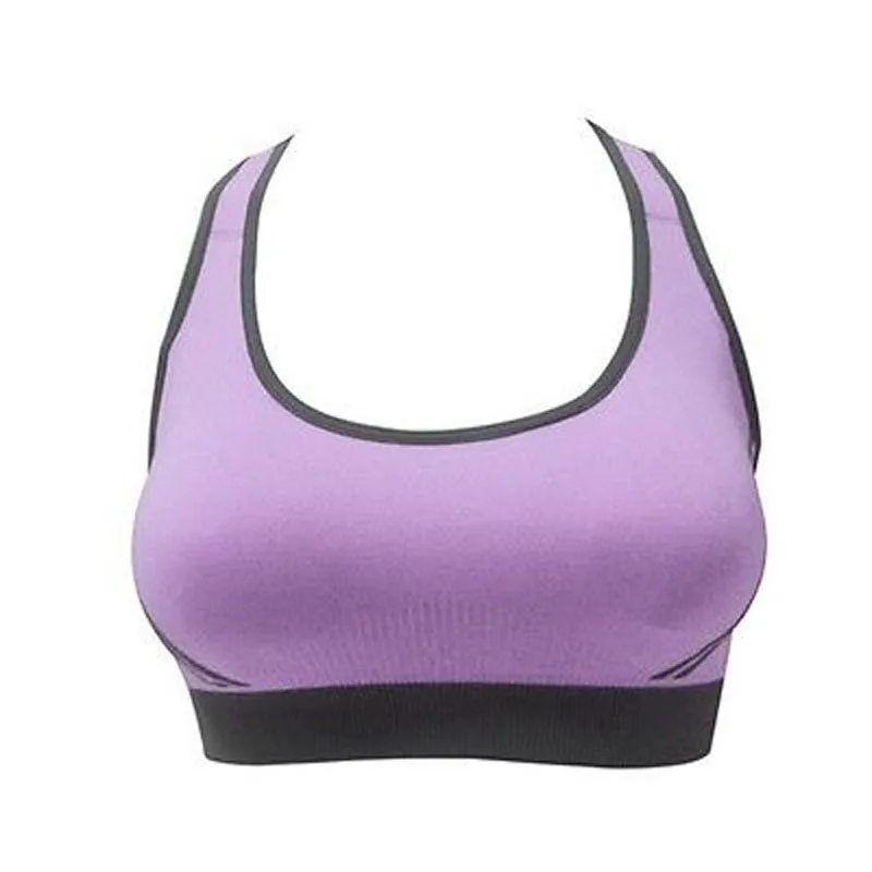 Best Selling Women Racerback Padded Top Athletic Vest Casuals Yoga Stretch crop top blusa
