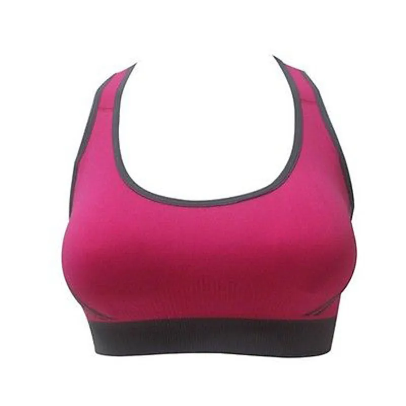 Best Selling Women Racerback Padded Top Athletic Vest Casuals Yoga Stretch crop top blusa