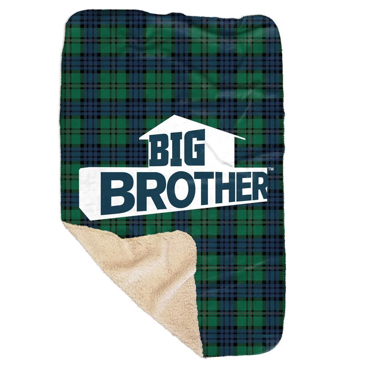 Big Brother Logo Sherpa Blanket
