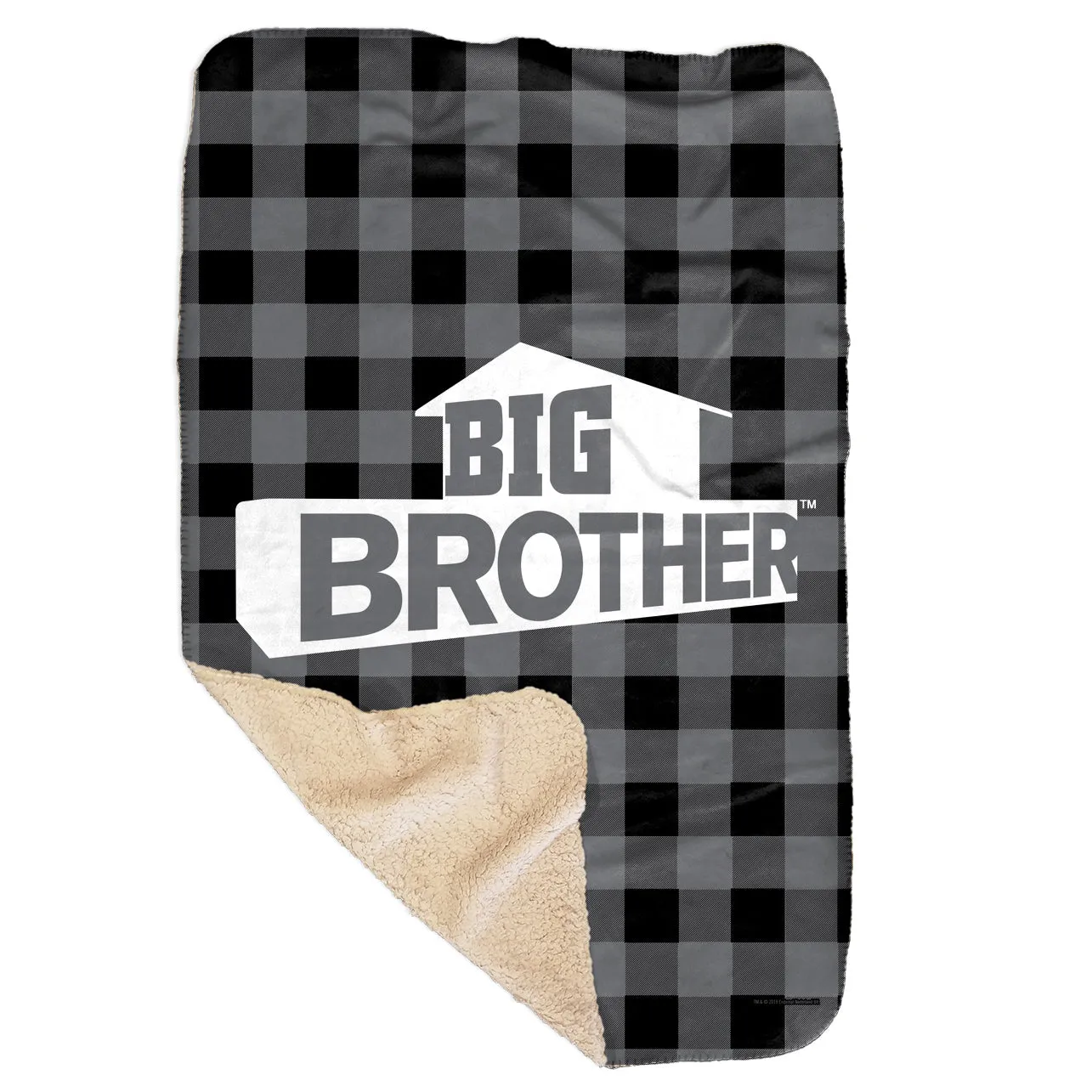 Big Brother Logo Sherpa Blanket