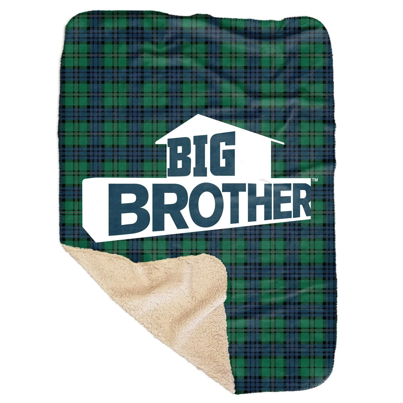 Big Brother Logo Sherpa Blanket