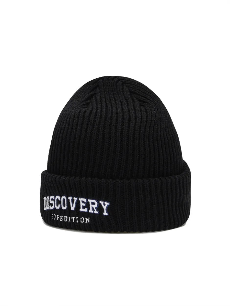 Big Logo Long Beanie Black