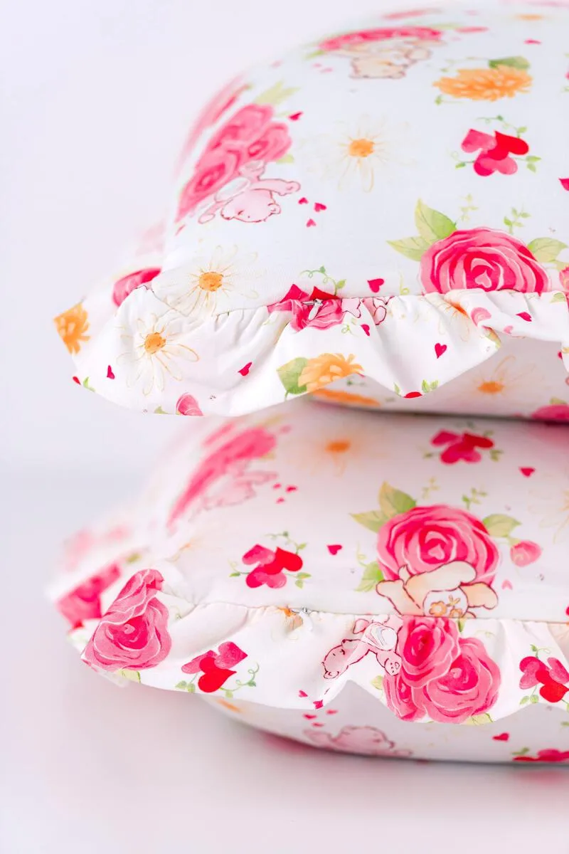 Birdie Bean Care Bears Baby Blooms Bamboo Viscose Zipper Pillowcase Set