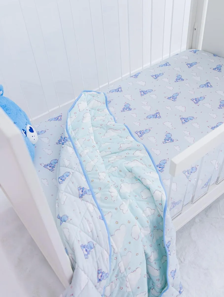 Birdie Bean Care Bears Baby Grumpy Bear Bamboo Viscose Crib Sheet