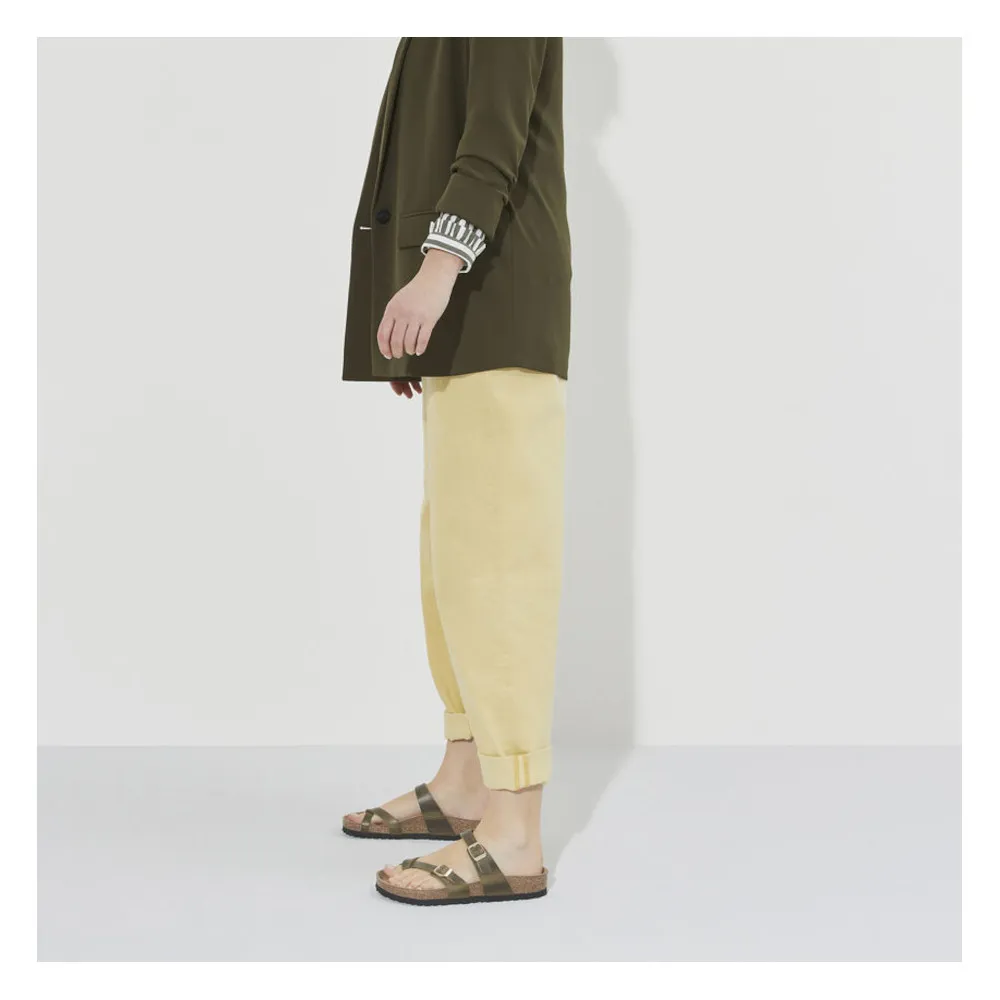 Birkenstock Mayari Green Olive Oiled Leather Women’s Sandals (Regular)