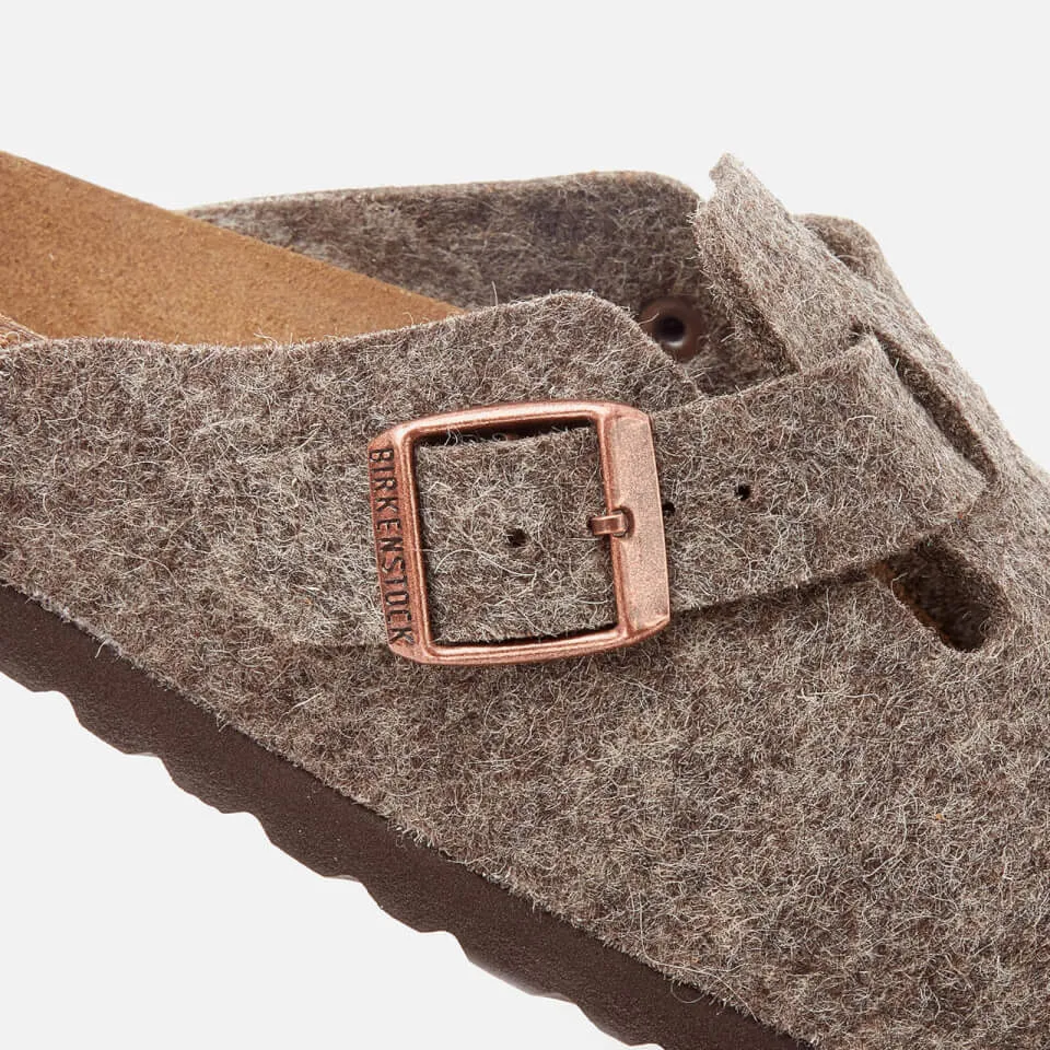 Birkenstock Women's Boston Felt Mules - Cacao - EU 36/UK 3.5 | Coggles