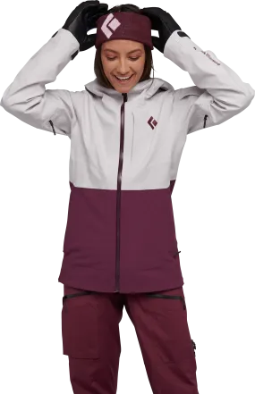 Black Diamond Women's Recon Stretch Ski Shell Ice Pink-Blackberry | Buy Black Diamond Women's Recon Stretch Ski Shell 