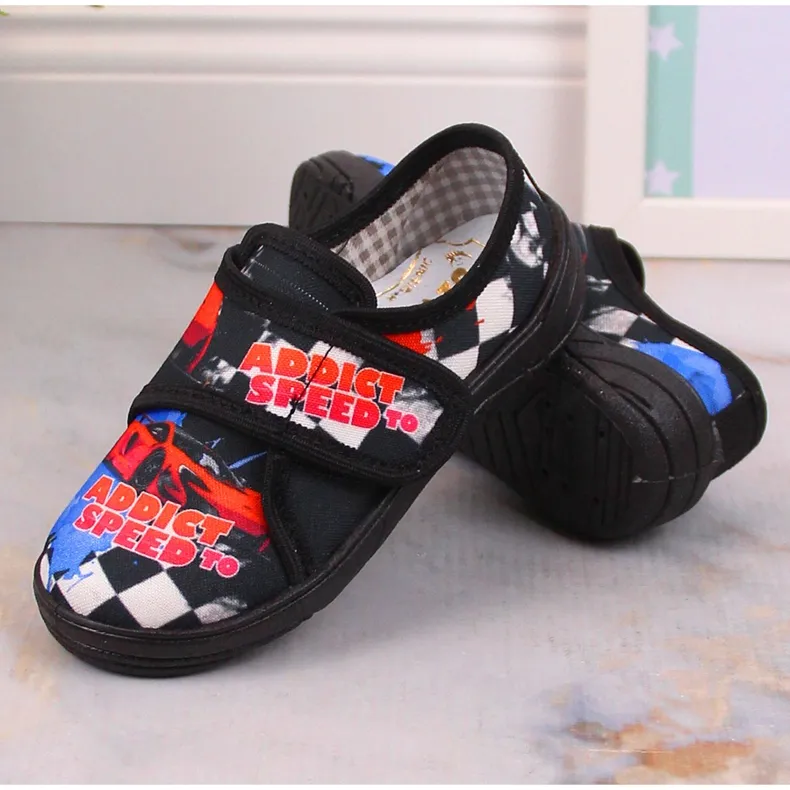 Black Nazo N019SAW boy sneakers for kindergarten school