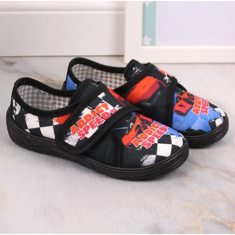 Black Nazo N019SAW boy sneakers for kindergarten school