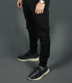 Black Tech Fleece Joggers | Black Basic Fleece Sweatpants | Black Jordan Craig Joggers