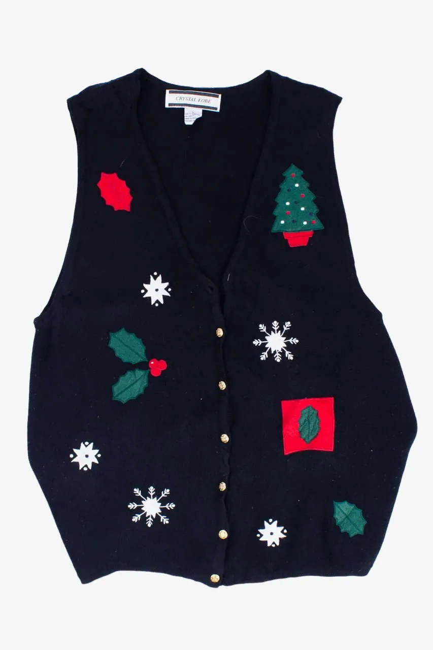 Black Ugly Christmas Vest 54882