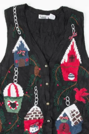 Black Ugly Christmas Vest 54937