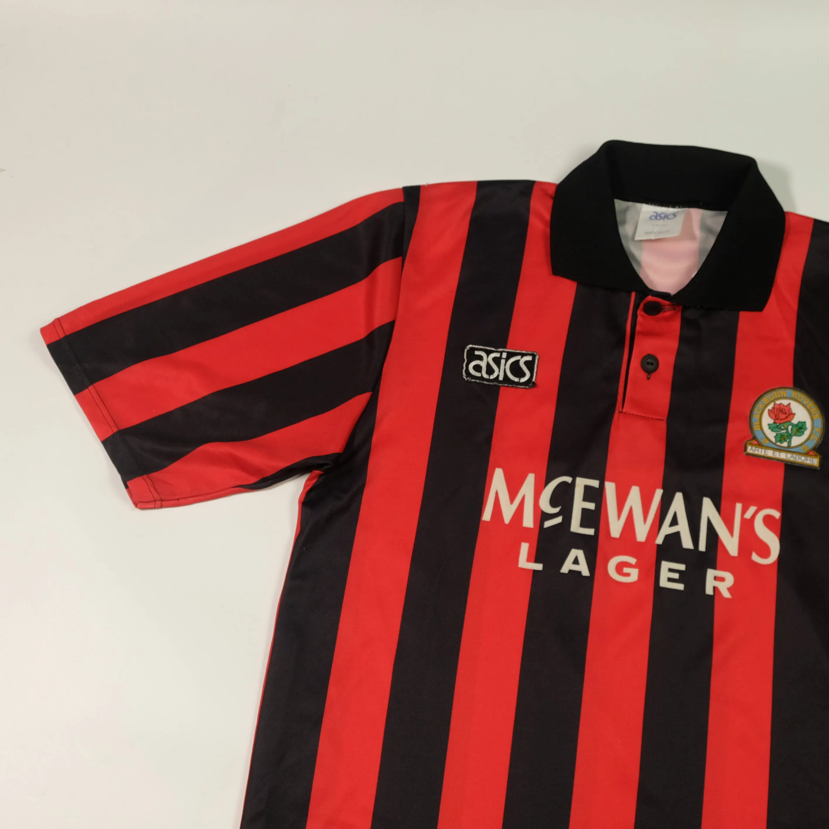 Blackburn Rovers Original Away Football Shirt 1992/1994 Asics Large