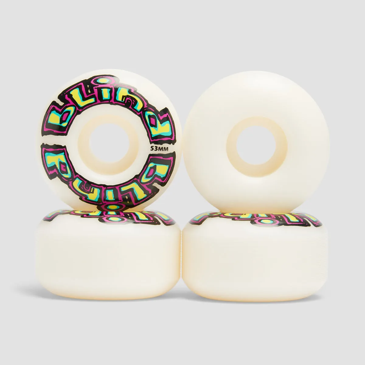 Blind OG Wrap Skateboard Wheels Purple/Teal 53mm