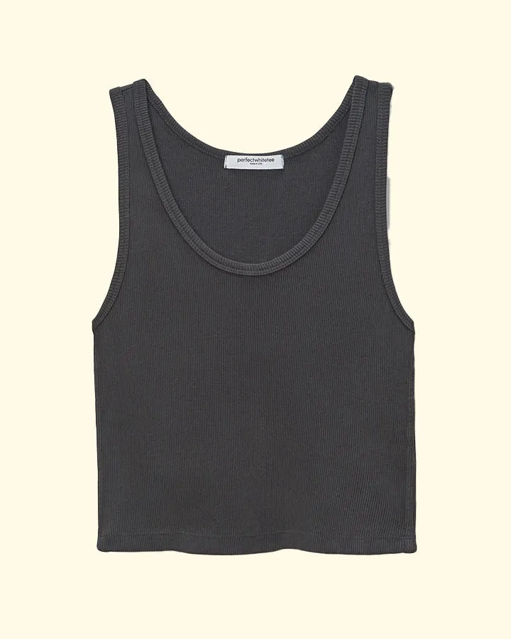 Blondie Tank | Vintage Black
