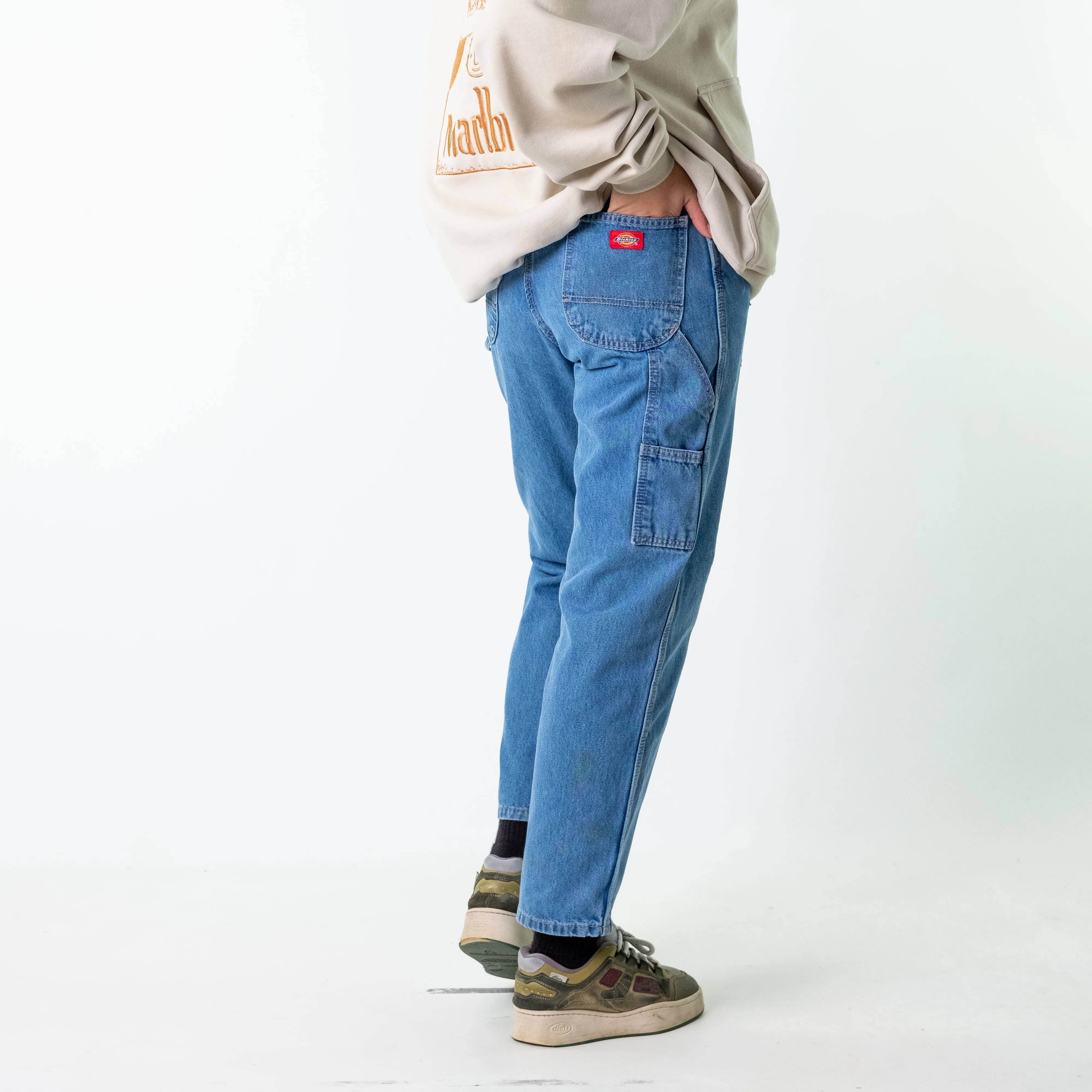 Blue Denim 90s Dickies  Cargo Skater Trousers Pants Jeans (30x30)