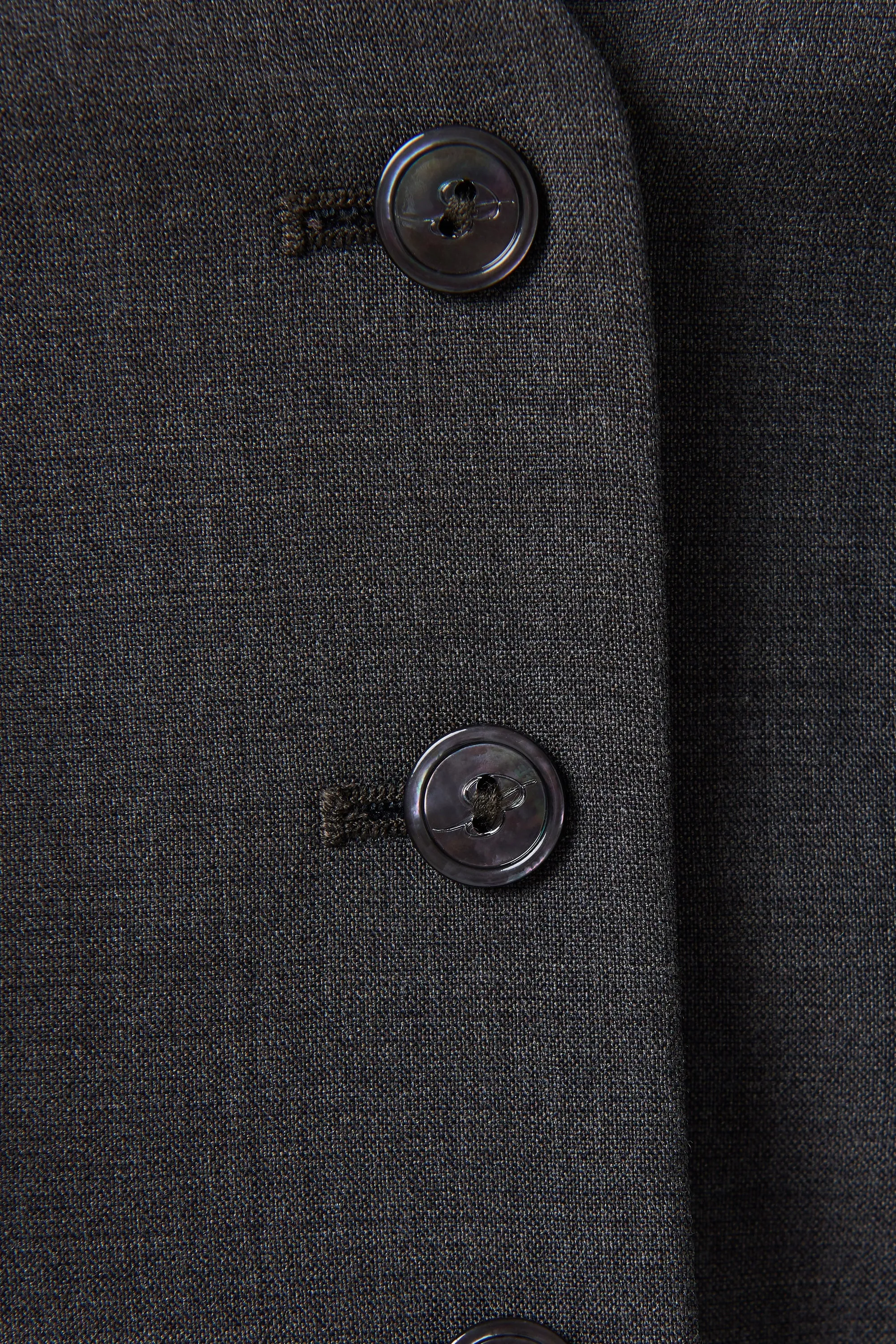 Blumarine  Grey Bow Shoulder Wool Vest