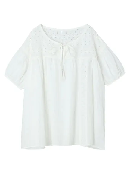 Bobo Tokyo Yukata Short Sleeve Lace Tunic