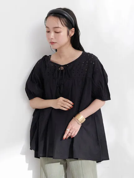 Bobo Tokyo Yukata Short Sleeve Lace Tunic