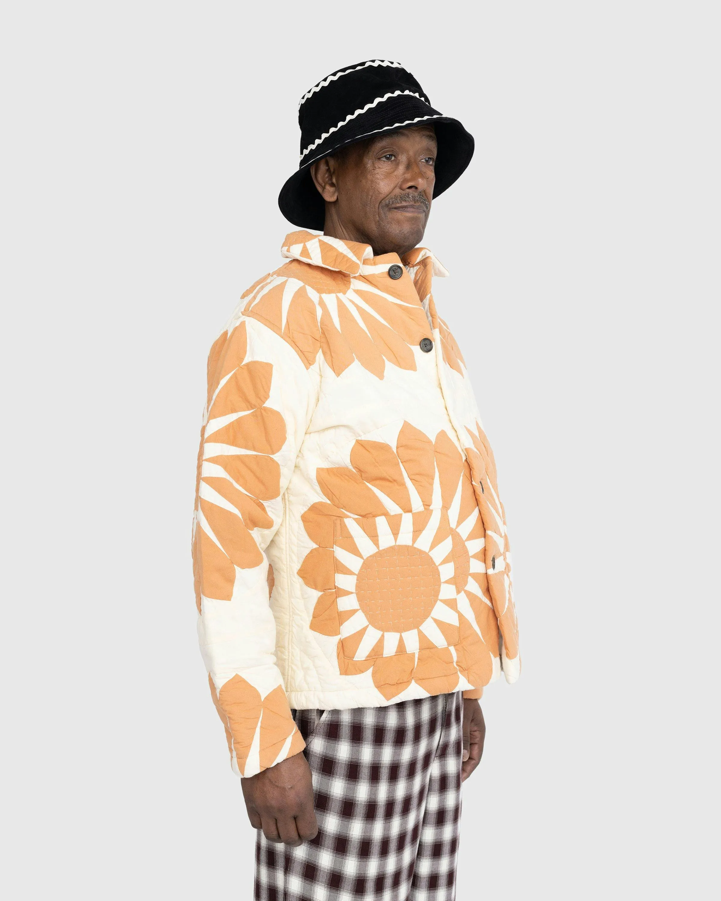 Bode – Grand Daisy Workwear Jacket Orange | Highsnobiety Shop