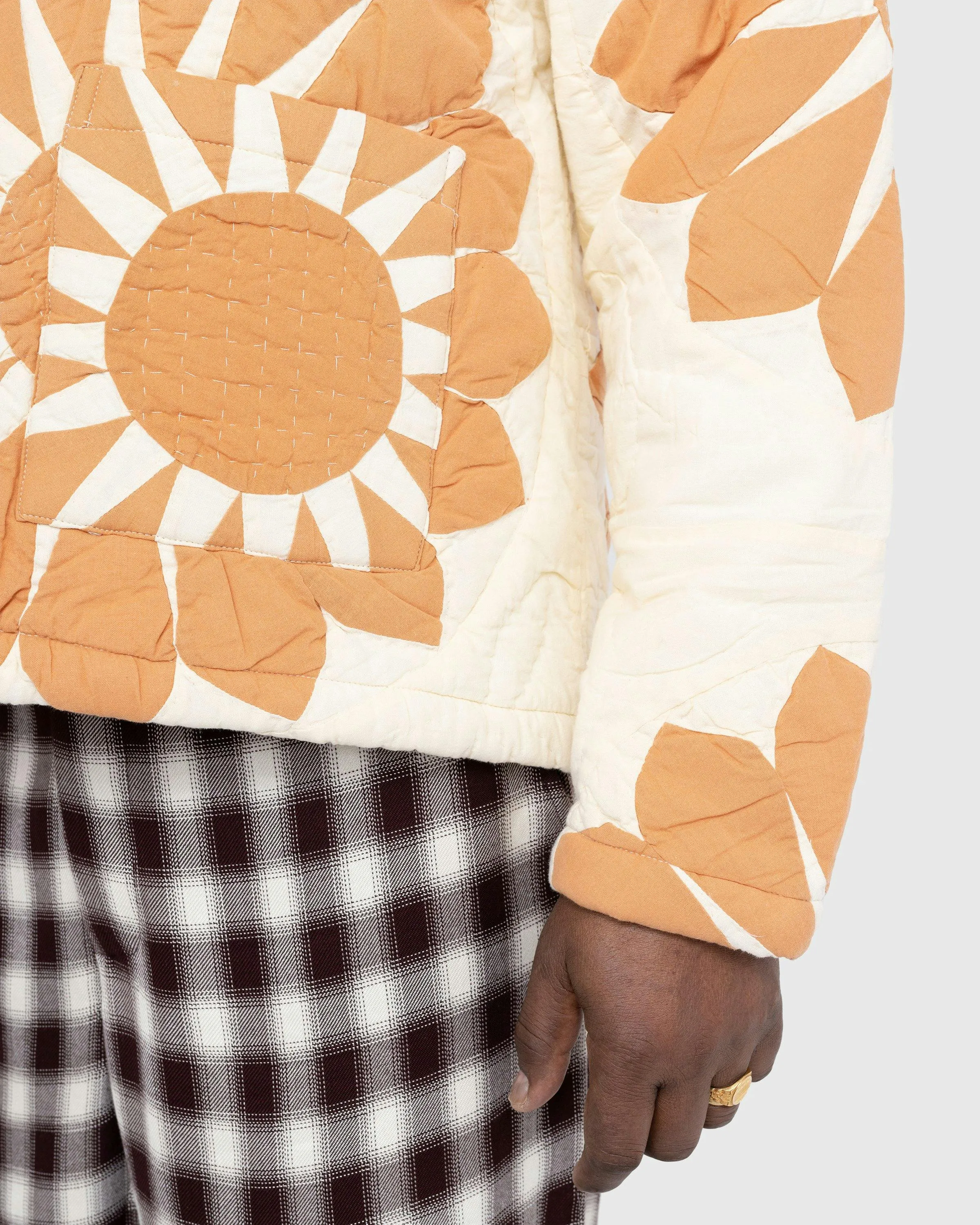 Bode – Grand Daisy Workwear Jacket Orange | Highsnobiety Shop