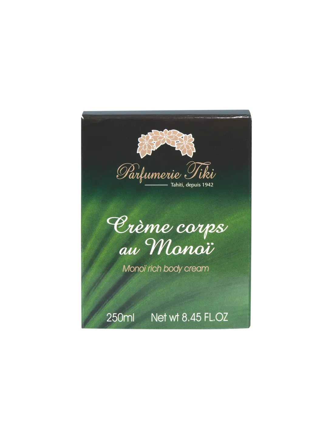 Body Cream With Tahitian Tiaré Flower - Crème Corps Au Monoï Tiaré 250Ml