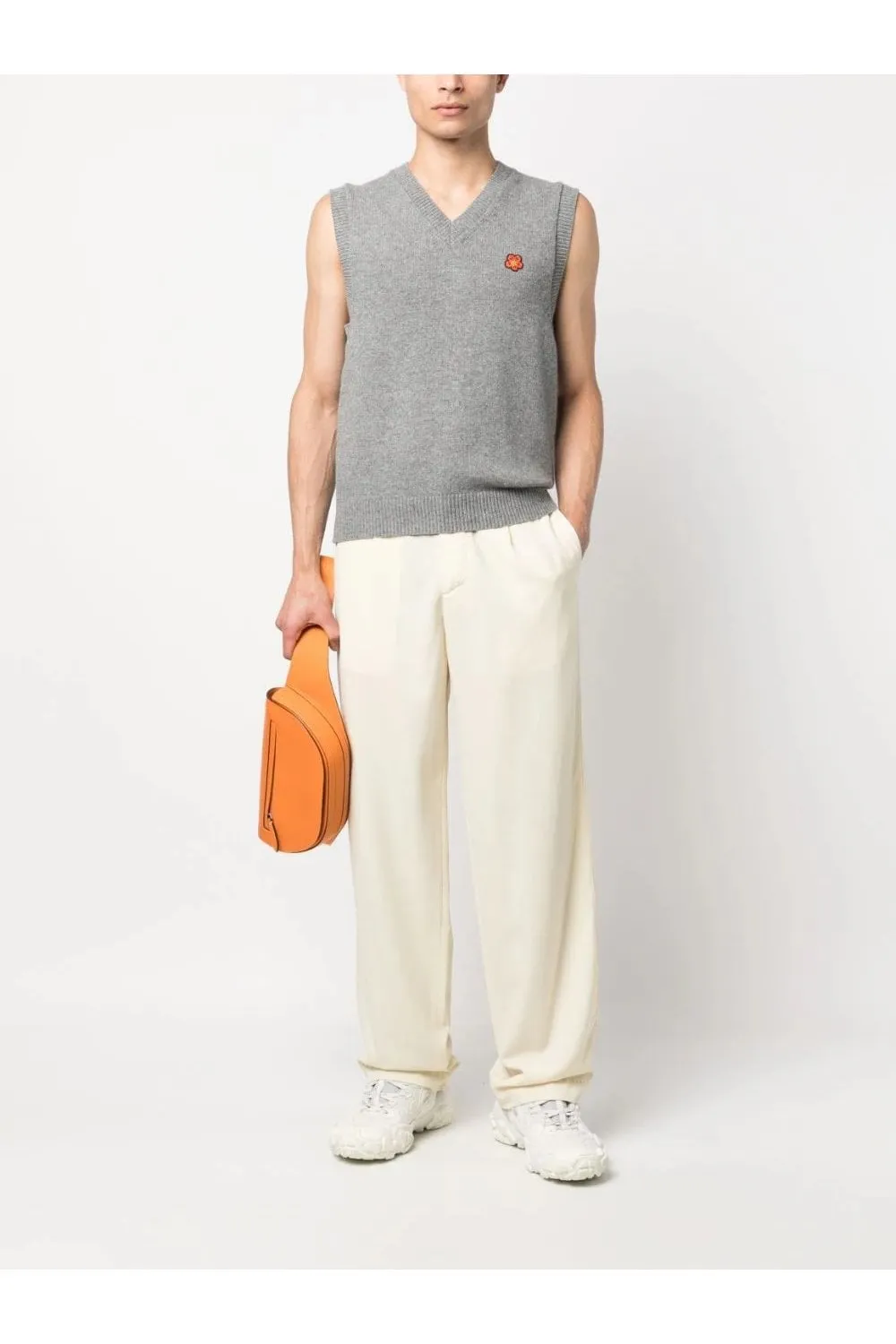 Boke Flower Crest Vest Grey
