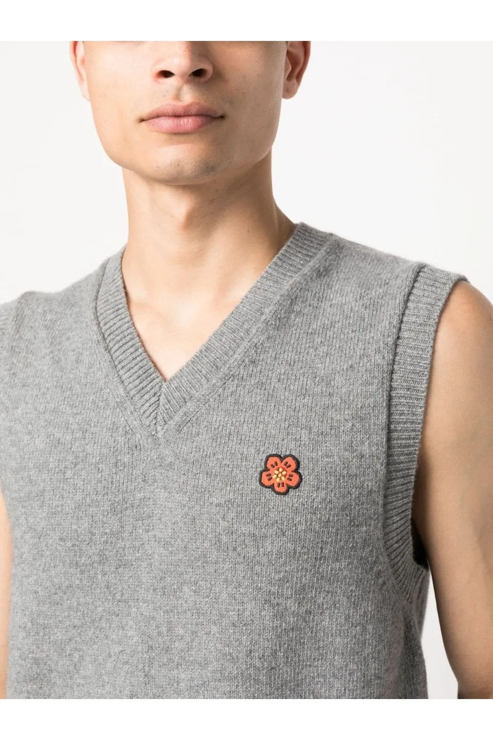 Boke Flower Crest Vest Grey