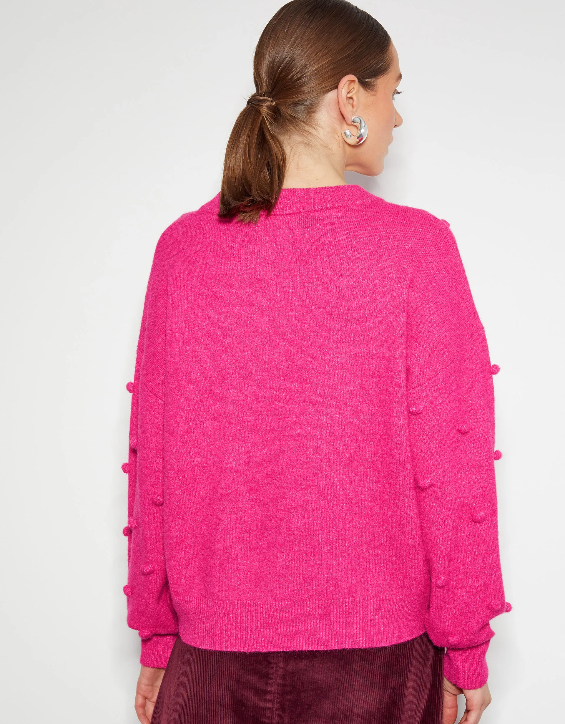 Bonita Bobble Jumper Pink