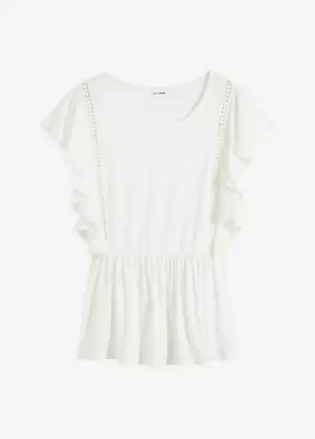 bonprix Lace Trim Tunic | Grattan