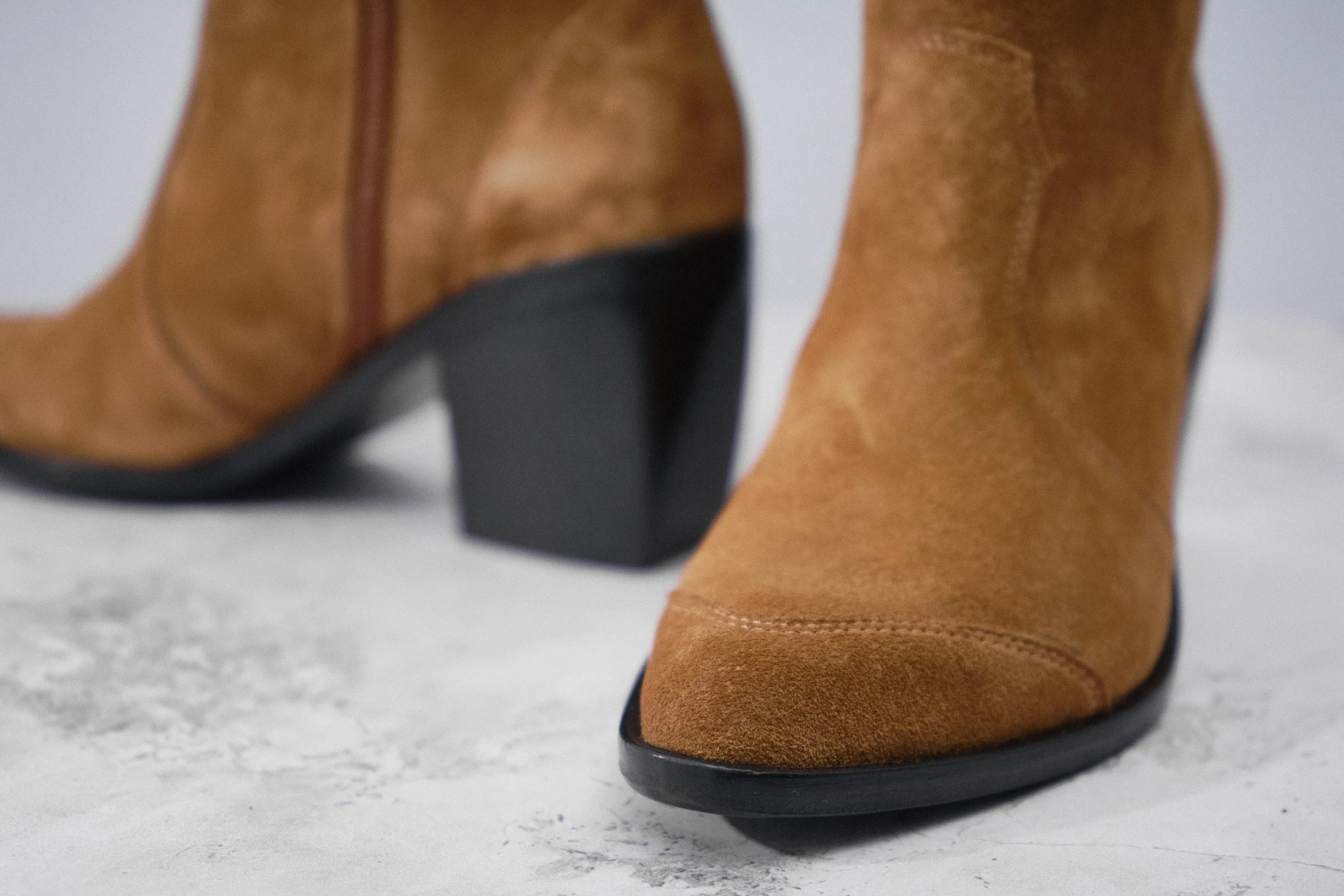 Boot Greta Suede Tan