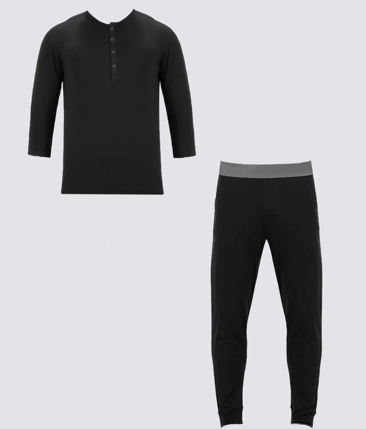 Born Tough Black Bodybuilding Athlete Recovery Sleepwear for Men