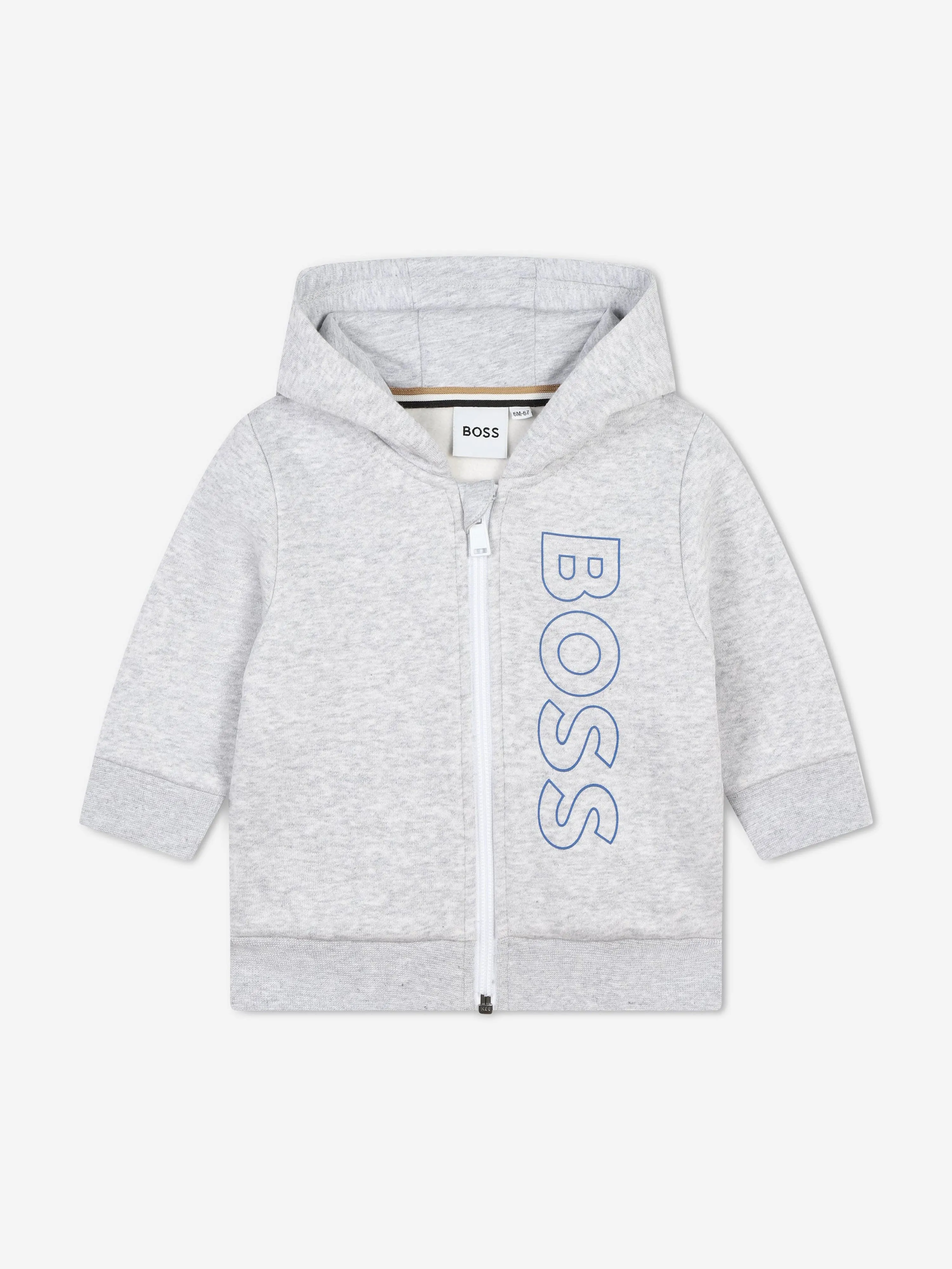 BOSS Baby Boys Logo Tracksuit in Grey