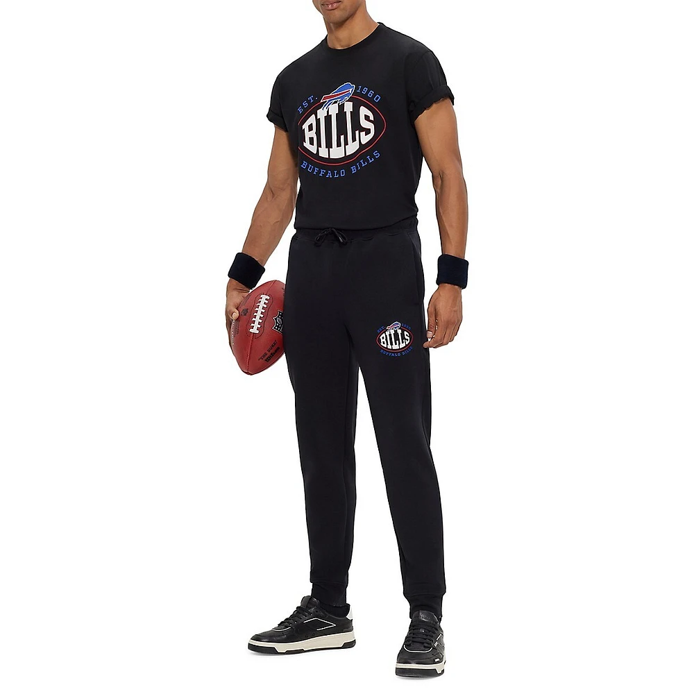 BOSS BOSS x NFL Collaborative Branding Cotton-Blend Tracksuit Pants