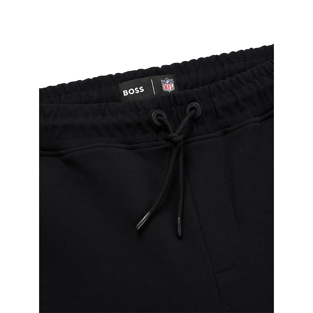 BOSS BOSS x NFL Collaborative Branding Cotton-Blend Tracksuit Pants