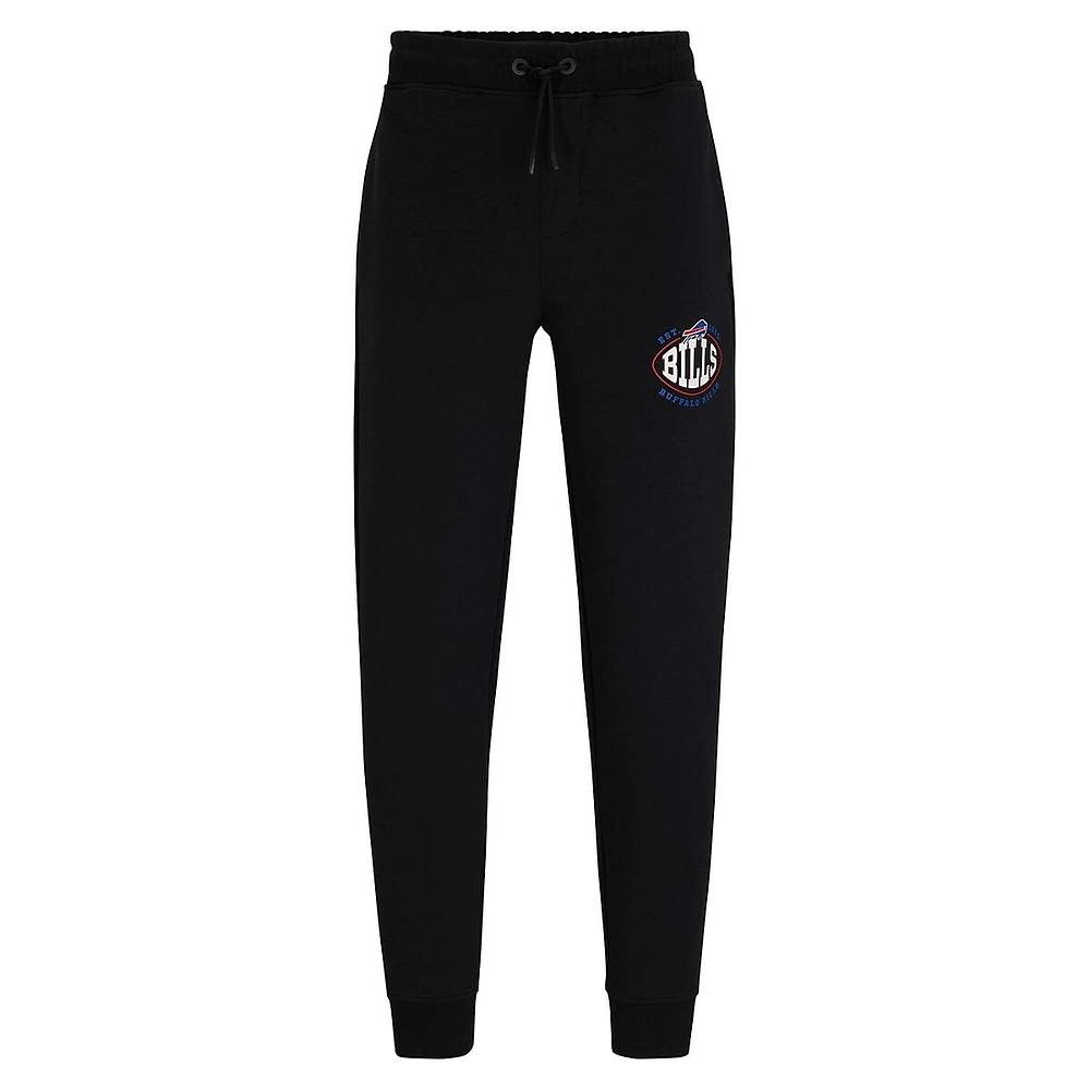 BOSS BOSS x NFL Collaborative Branding Cotton-Blend Tracksuit Pants