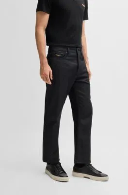 BOSS x ASTON MARTIN regular-fit jeans in thermoregulating denim