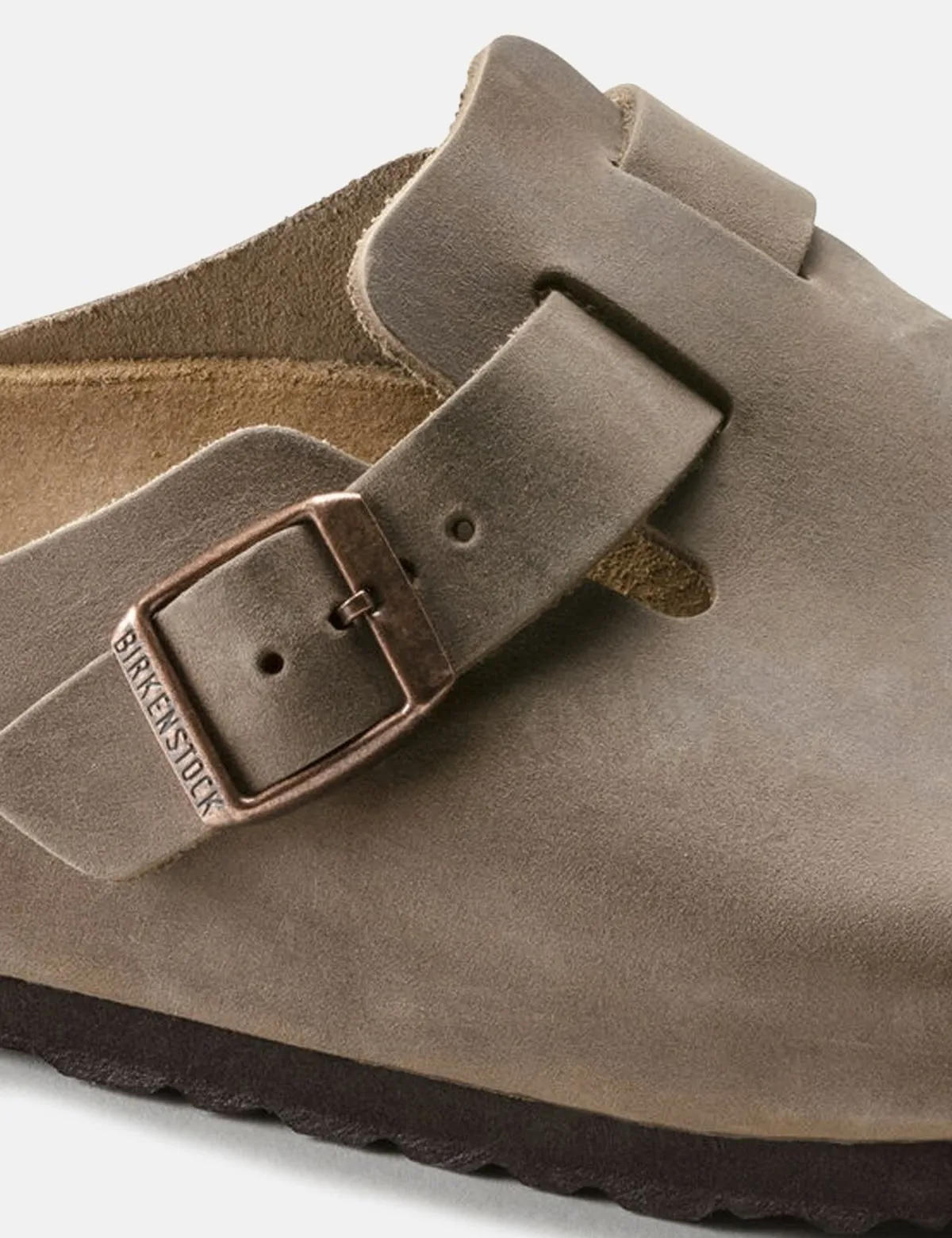Boston Oiled Leather Narrow Sandals - Tabacco Brown