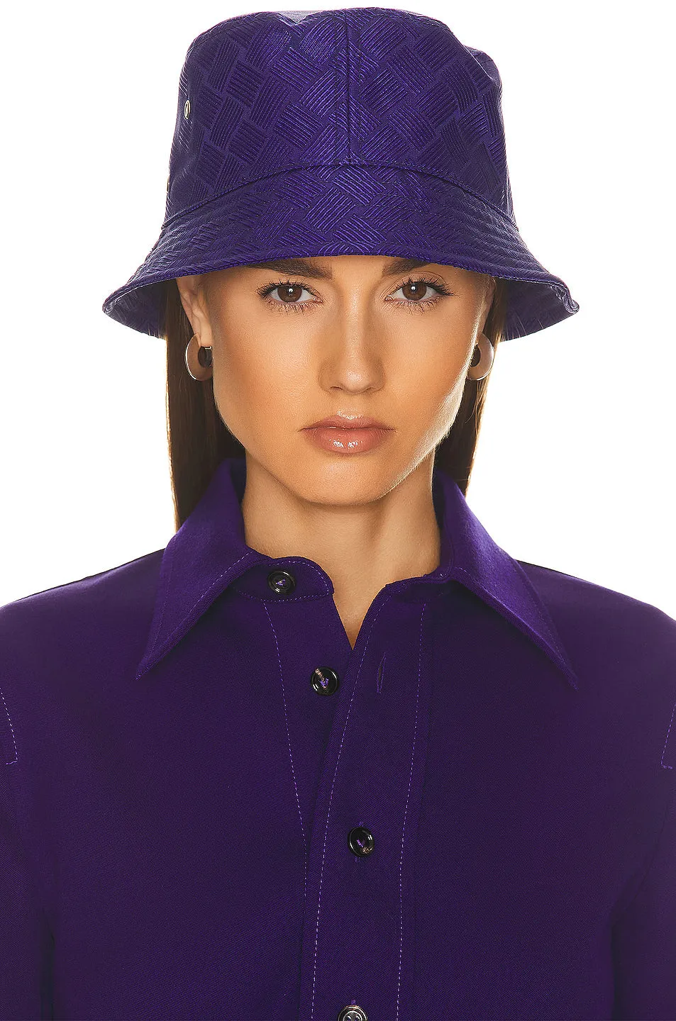 Bottega Veneta Intreccio Jacquard Nylon Hat