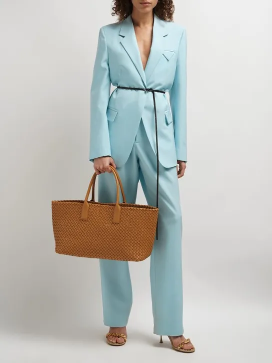 Bottega Veneta   Medium Cabat leather shoulder bag 