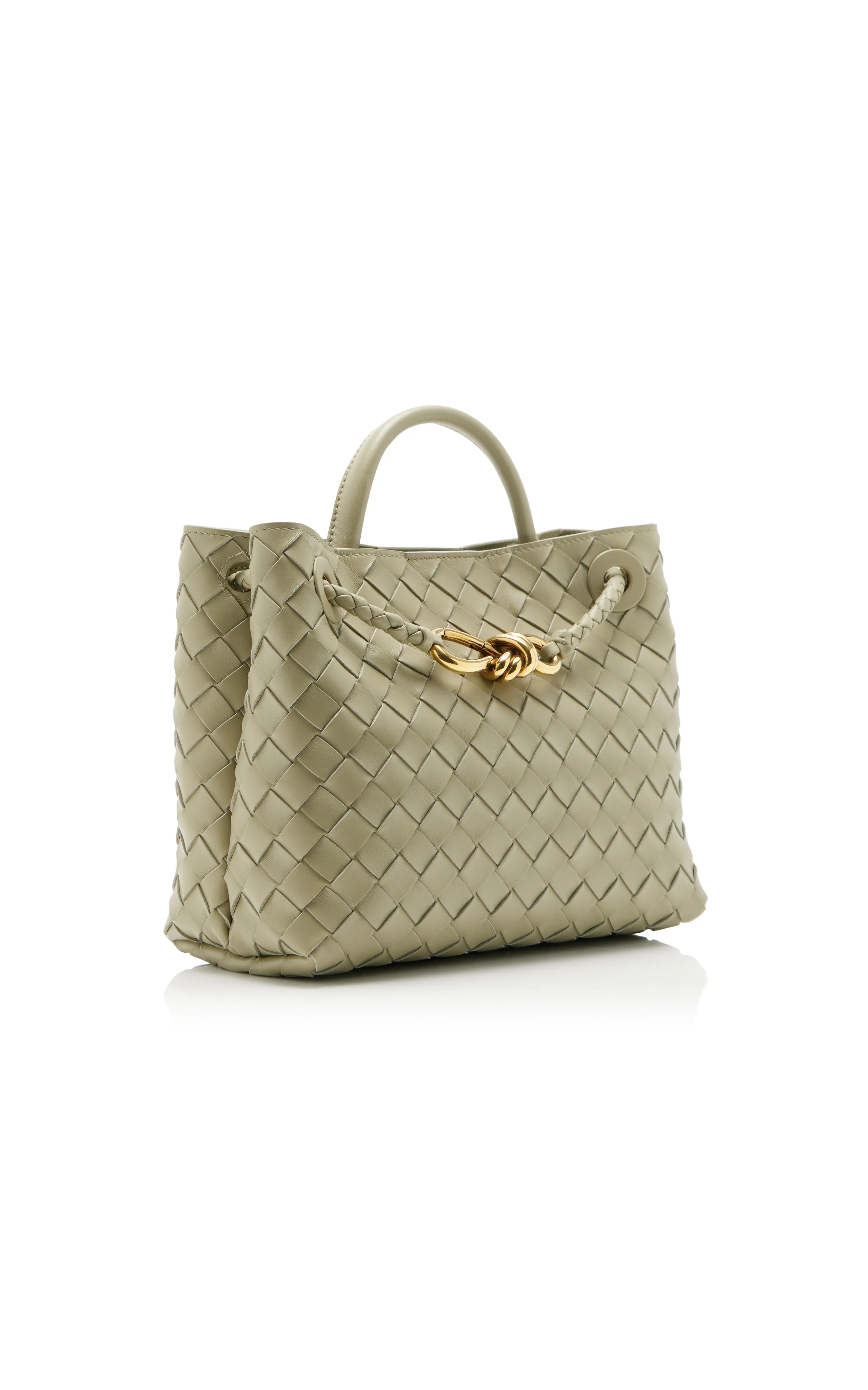 Bottega Veneta Small Andiamo Intrecciato Leather Bag