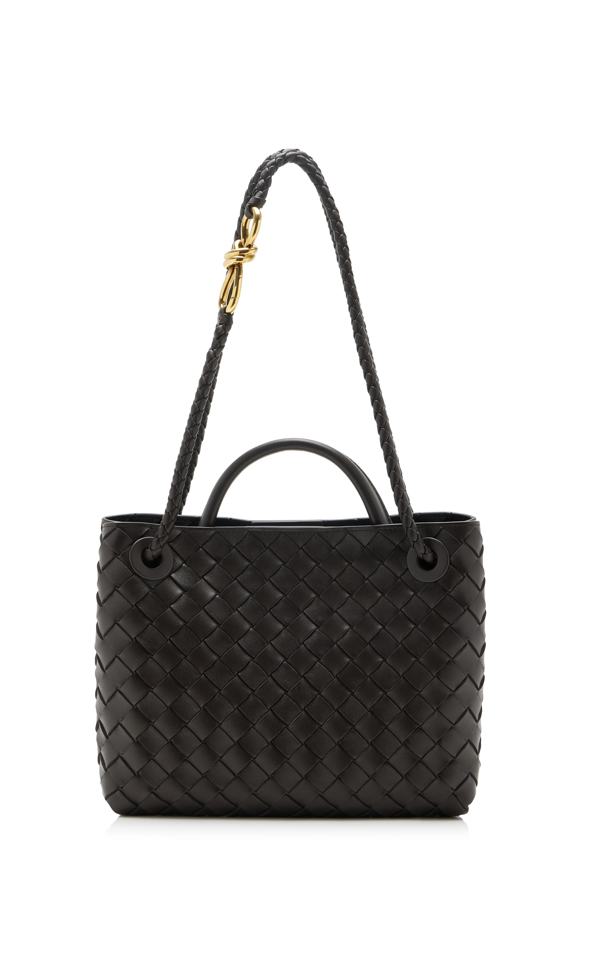 Bottega Veneta Small Andiamo Intrecciato Leather Bag