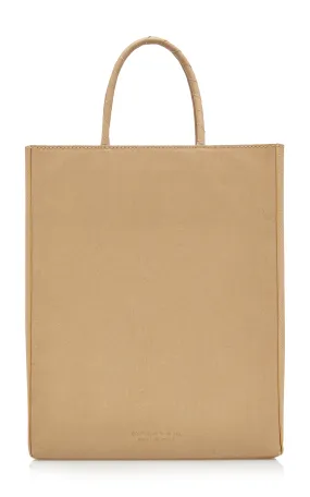 Bottega Veneta Small Paper Leather Shopping Bag