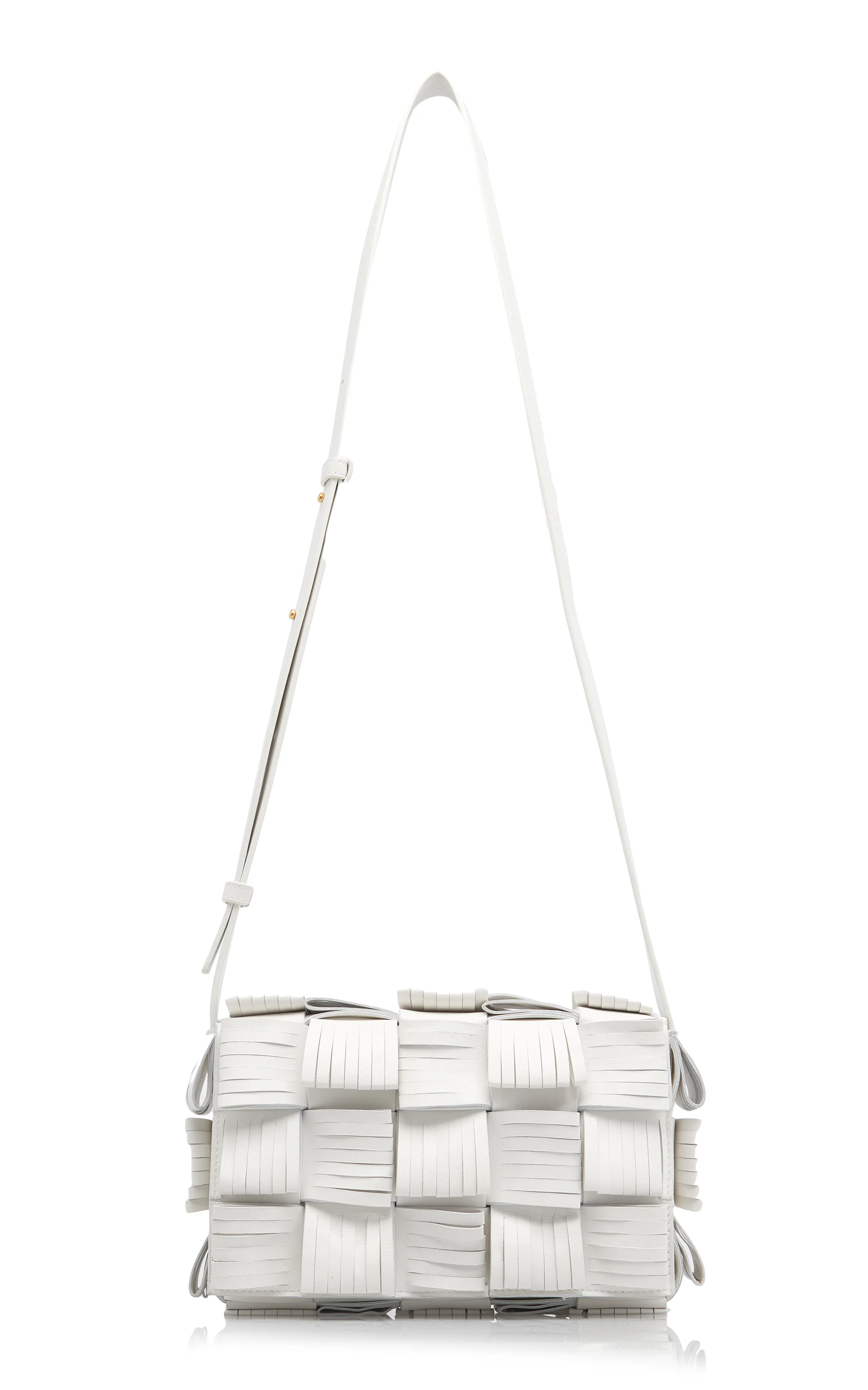 Bottega Veneta The Cassette Fringed Leather Bag