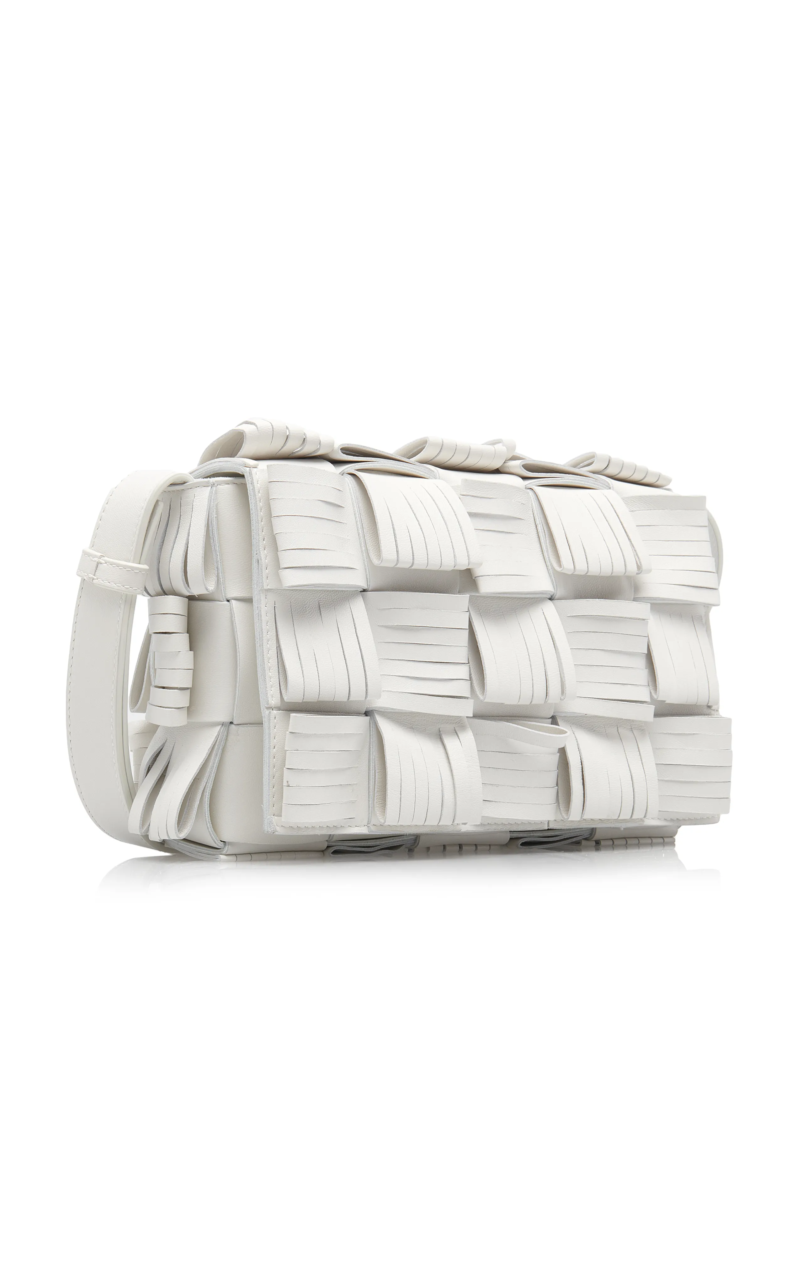 Bottega Veneta The Cassette Fringed Leather Bag