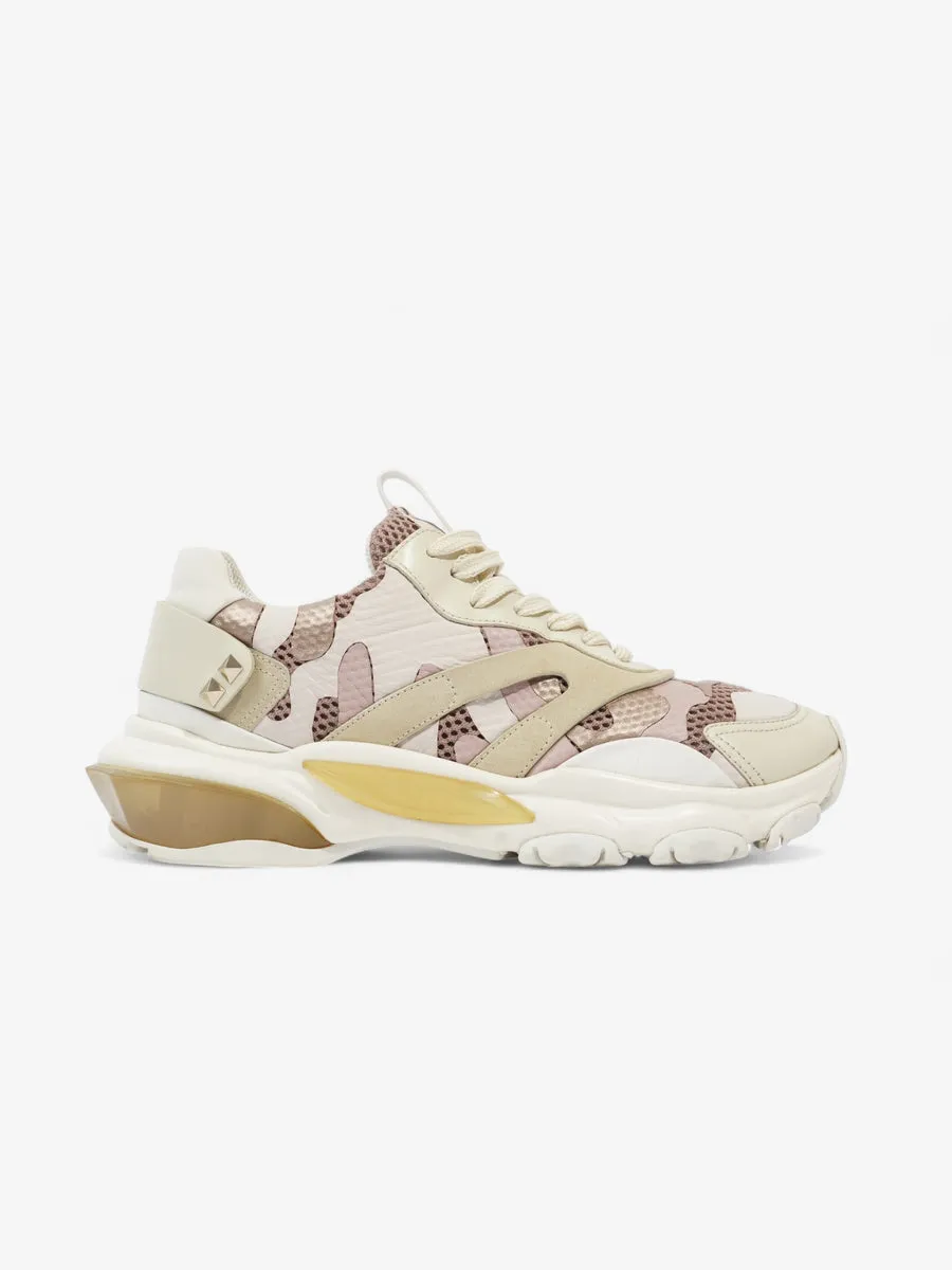 Bounce Camo Sneakers White / Pink Camo / Cream Mesh EU 39 UK 6