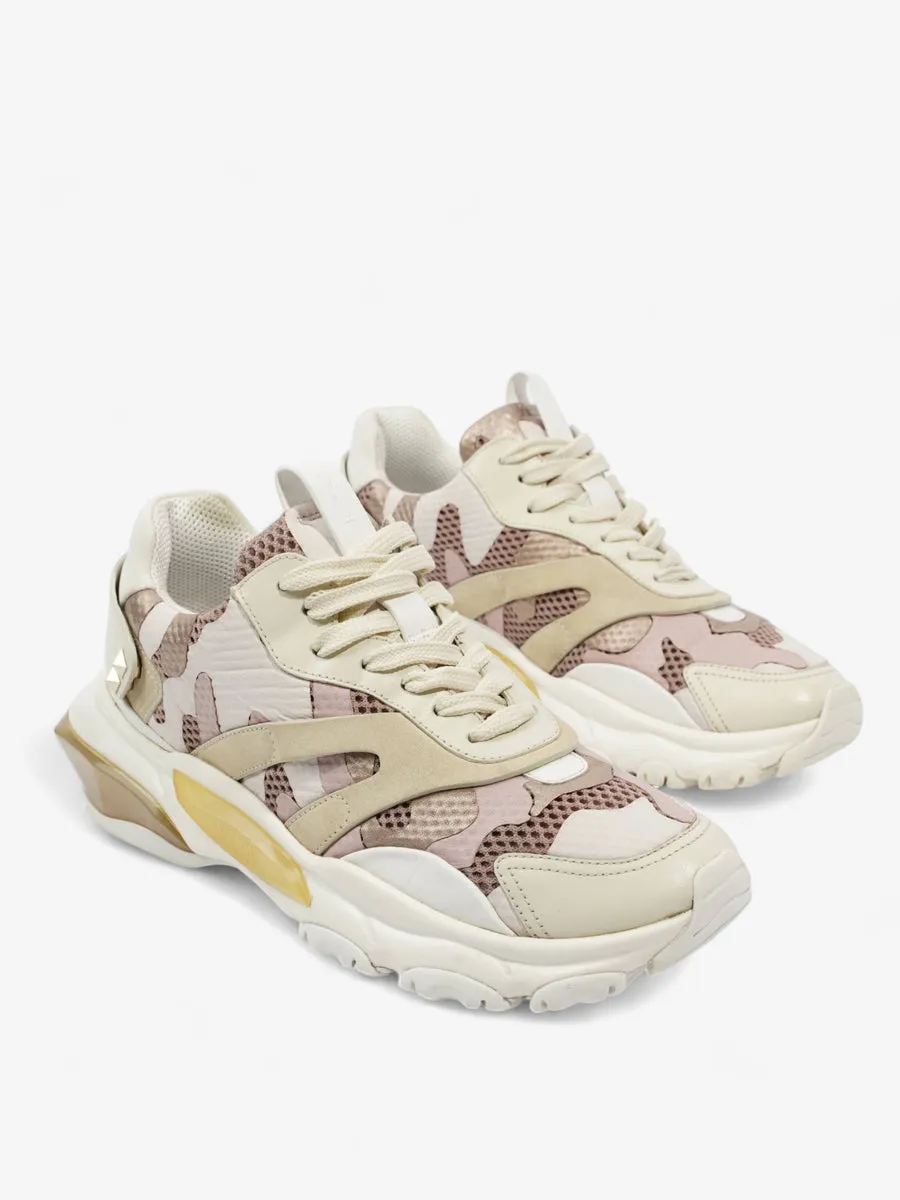 Bounce Camo Sneakers White / Pink Camo / Cream Mesh EU 39 UK 6