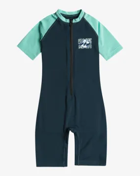 Boxed In - Short Sleeve One-Piece Rash Vest for Toddlers