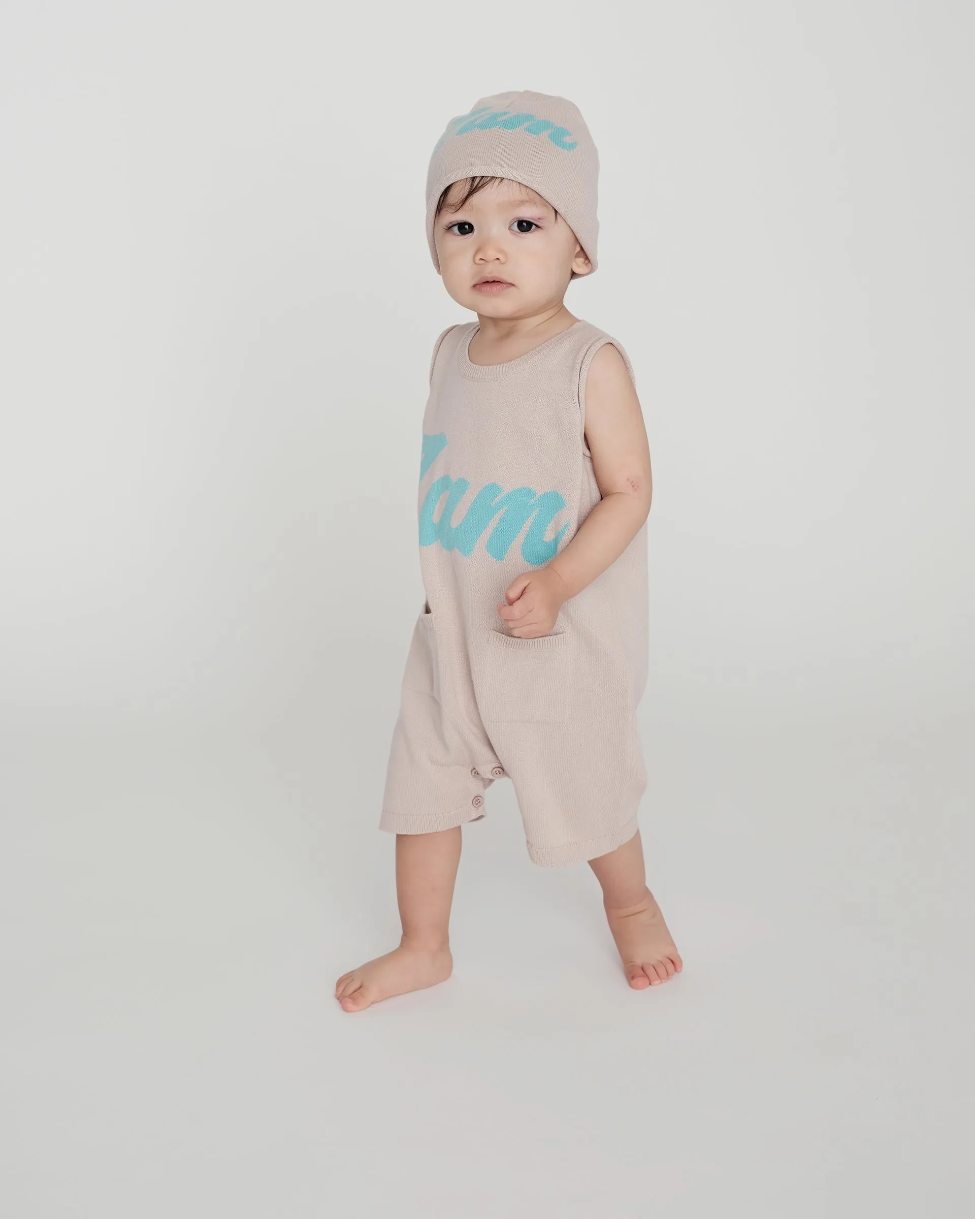 Boxy Romper | Oat